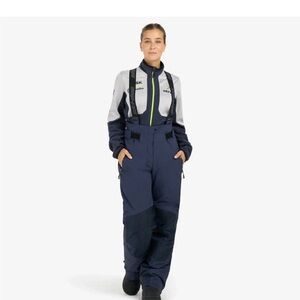 Ski-Doo Snowmobile 441679 Ladies' X-Team Highpants Dark Navy 2XL Snow Pants Bibs